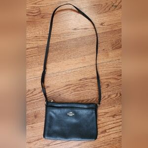 Coach Black Leather Crossbody Bag